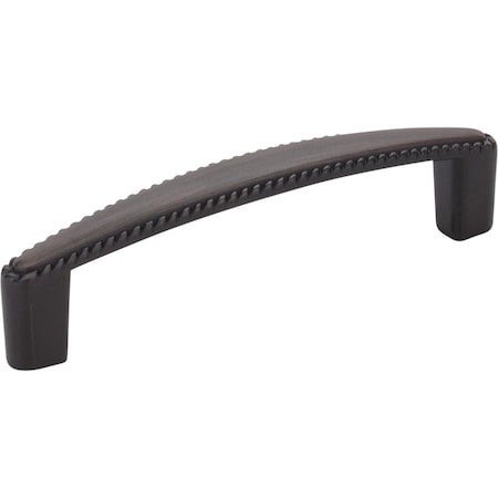 Elements 96 mm Center-to-Center Brushed Oil Rubbed Bronze Rope Detailed Lindos Cabinet Pull Z115-96DBAC